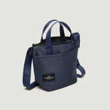ZIPPER DUFFLE - SMALL - NAVY PUFFER NYLON TWILL