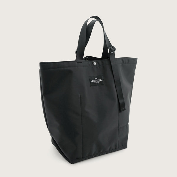 Mid Carry-all Tote in Black Nylon Twill