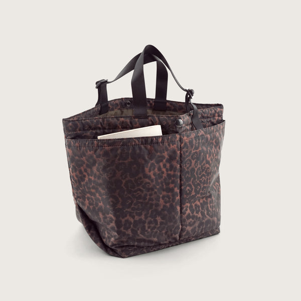 SMALL CARRY-ALL TOTE - LEOPARD ORIGINAL POLY PUFFER